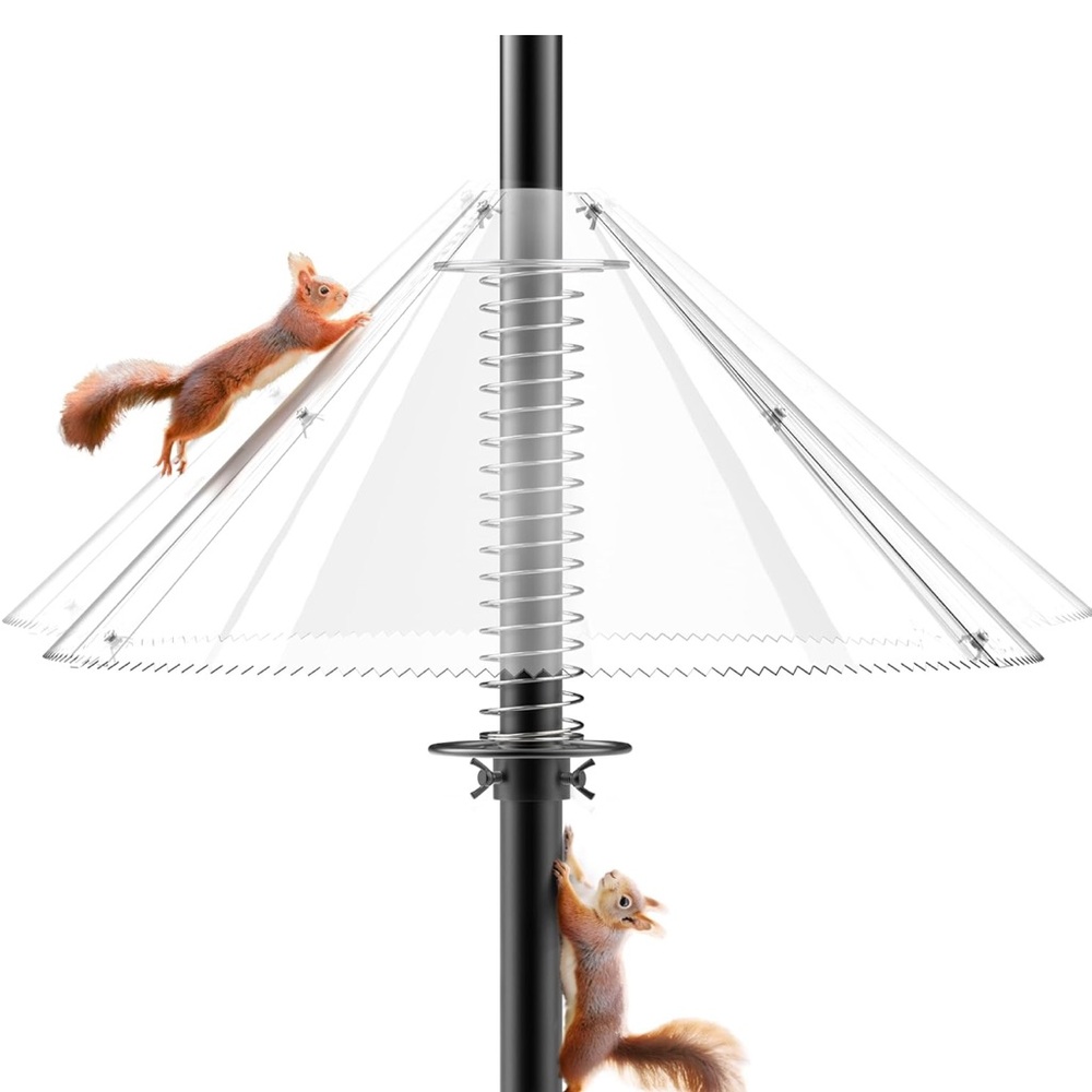 Squirrel Baffle for Bird Feeder Pole - Dynamic Steel
We ship in a different box